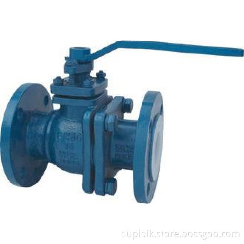 Carbon Steel Lined Ball Valve For Chemical Corrosion Resist